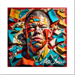 Nate Diaz // Paper Art Posters and Art